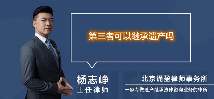 第三者可以继承遗产吗